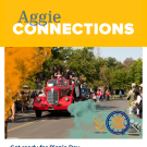 Screenshot of Aggie Connections newsletter with the feature box spotlighting Picnic Day at UC Davis.