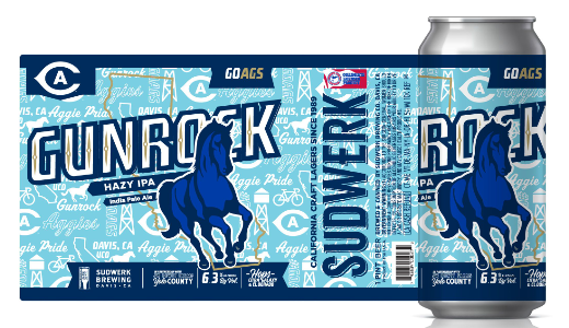 Gunrock IPA Can Art
