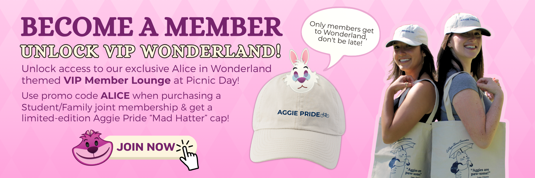 Become a member of the Aggie Parent and Family Association!
