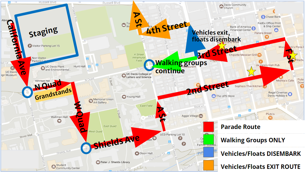 Parade Route Map