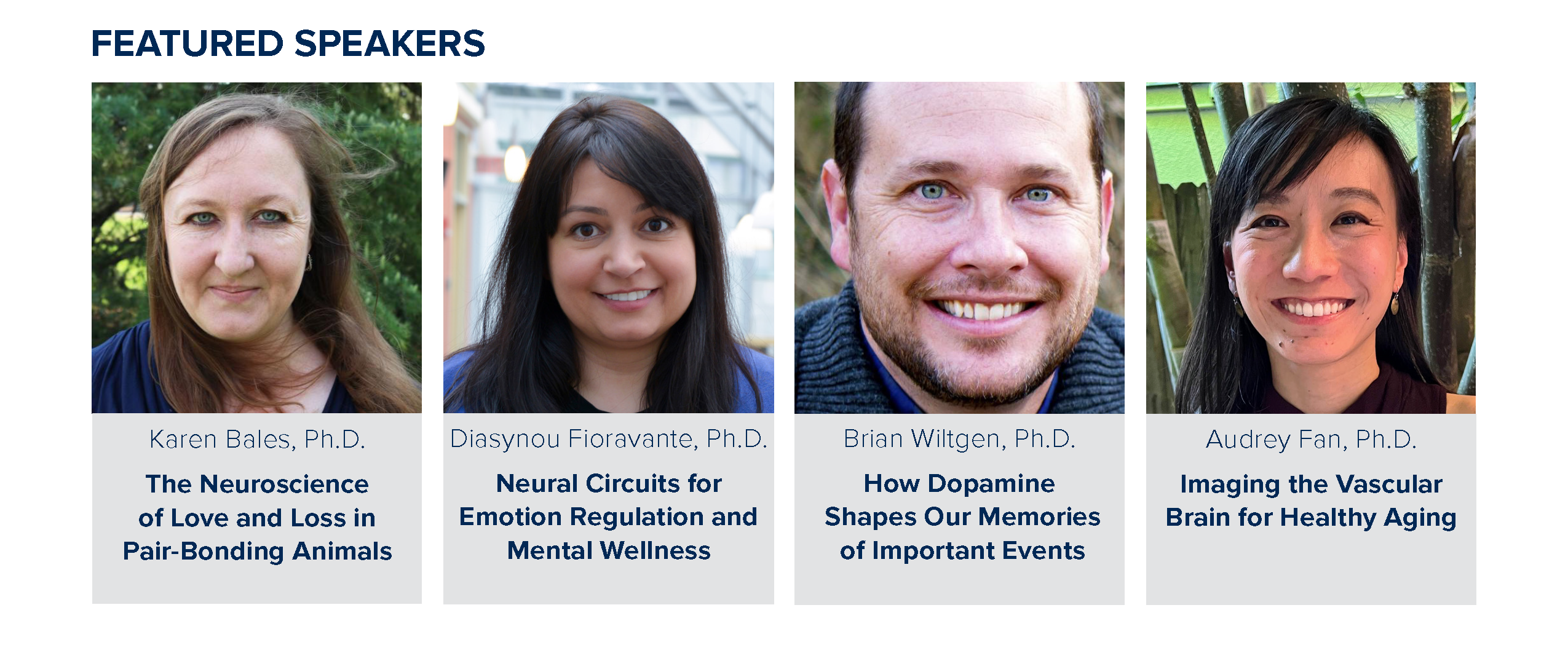 NeuroFest Featured Speakers