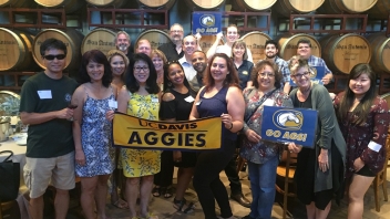 Aggies at San Antonio Winery 