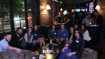 Aggies lounging at winery 