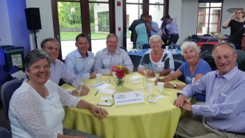 People sitting at a table 