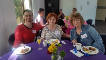 People sitting at a table 