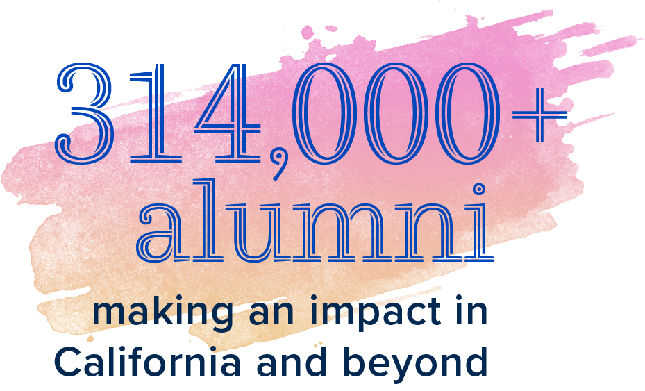 314,000+ alumni making an impact in California and beyond