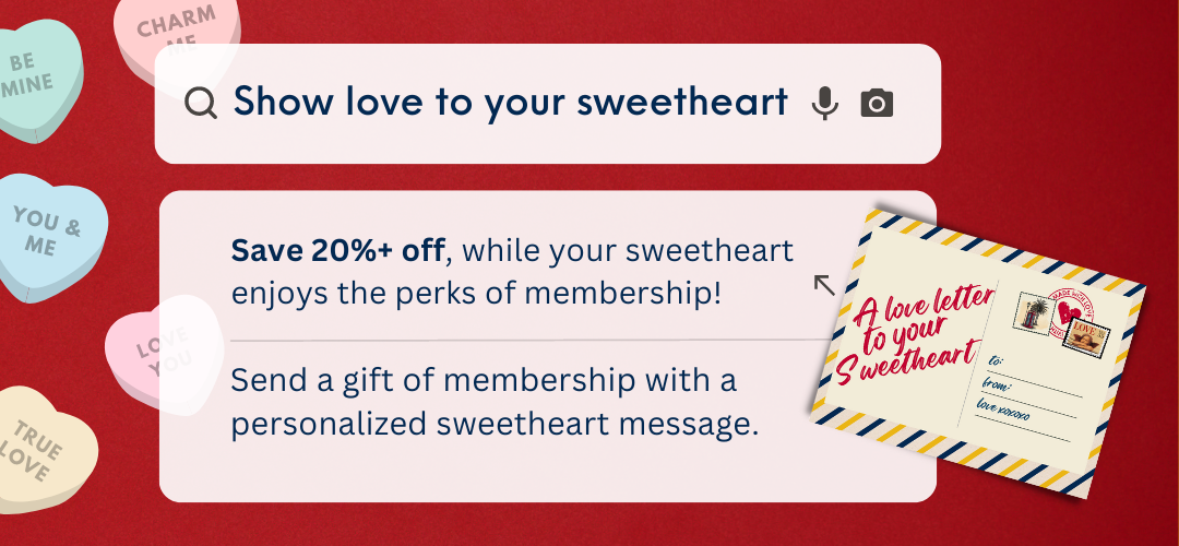 Membership Aggie Sweetheart Sale for 20% off use promo code LOVE