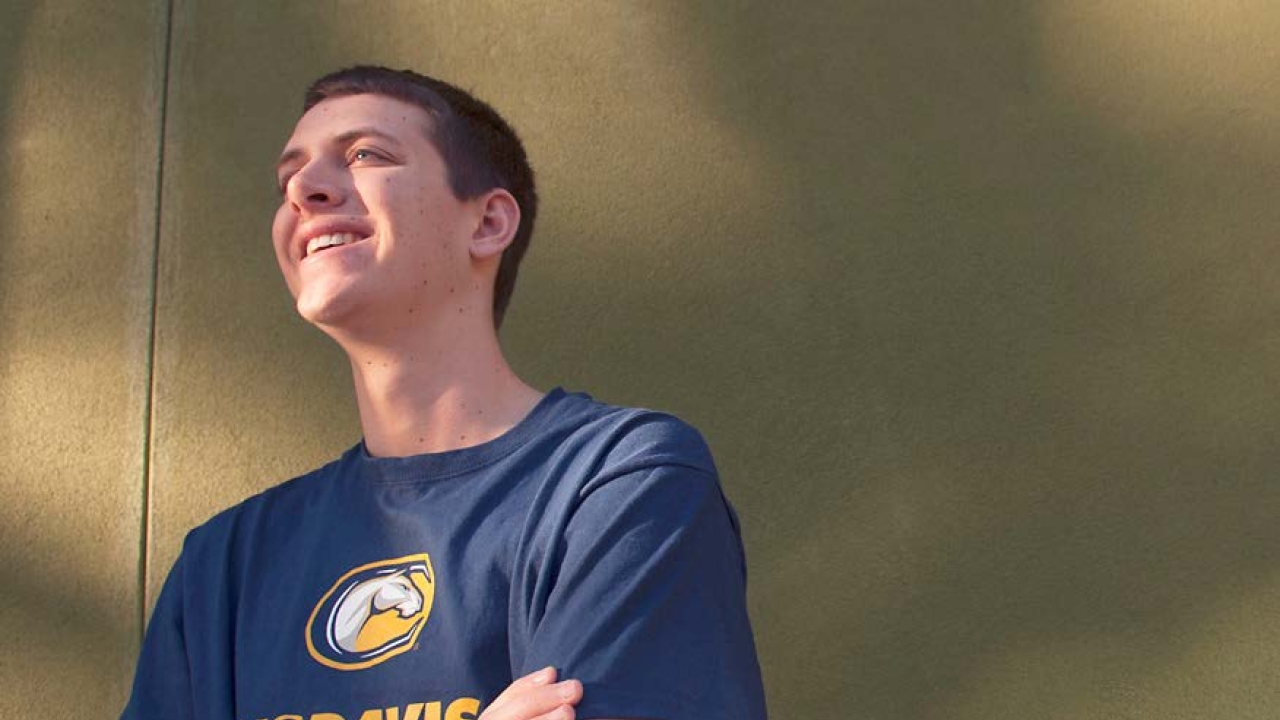 Andrew Borst is the 2014–15 Blue and Gold Leadership Scholarship Recipient