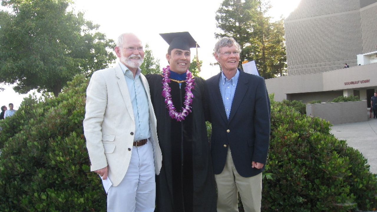 Dale McBride (left), Tom (middle), and Don (left) at Tom and Brooke's graduation. Dale McBride (left), Tom (middle), and Don (left) at Tom and Brooke's graduation.
