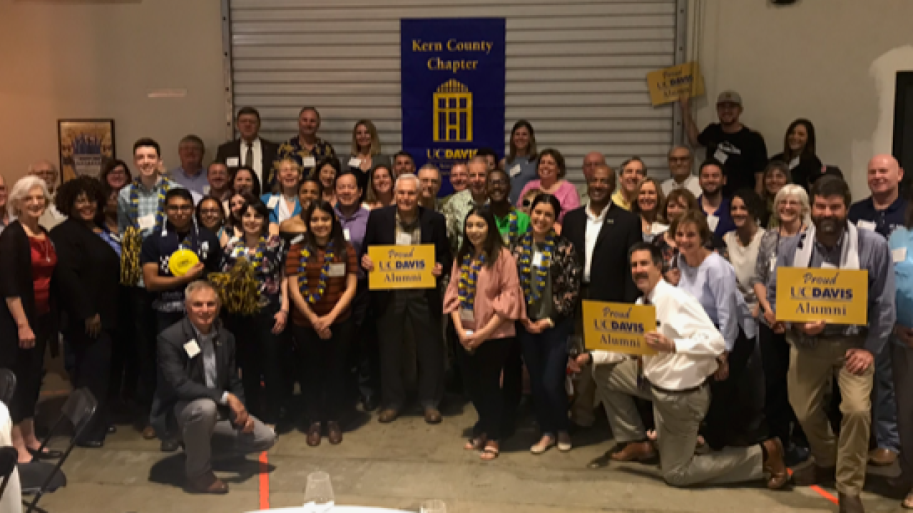 Alumni and friends at the 2018 Bakersfield dinner