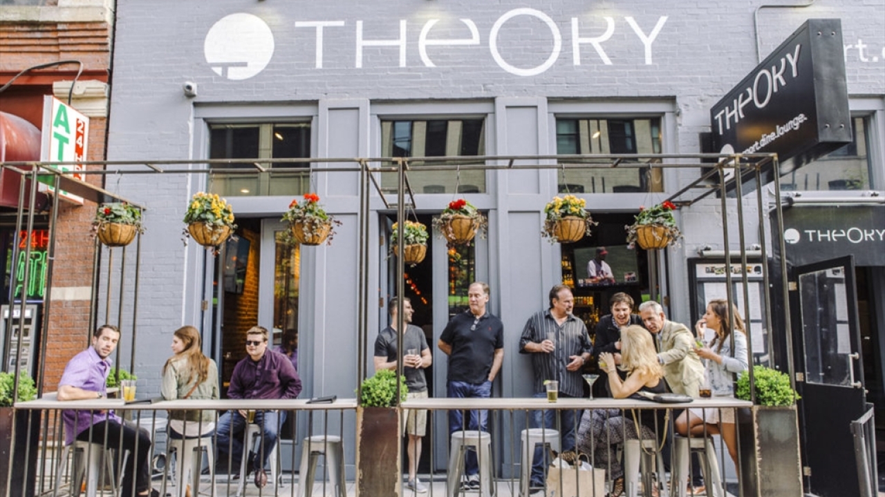 Theory Sports Bar Exterior