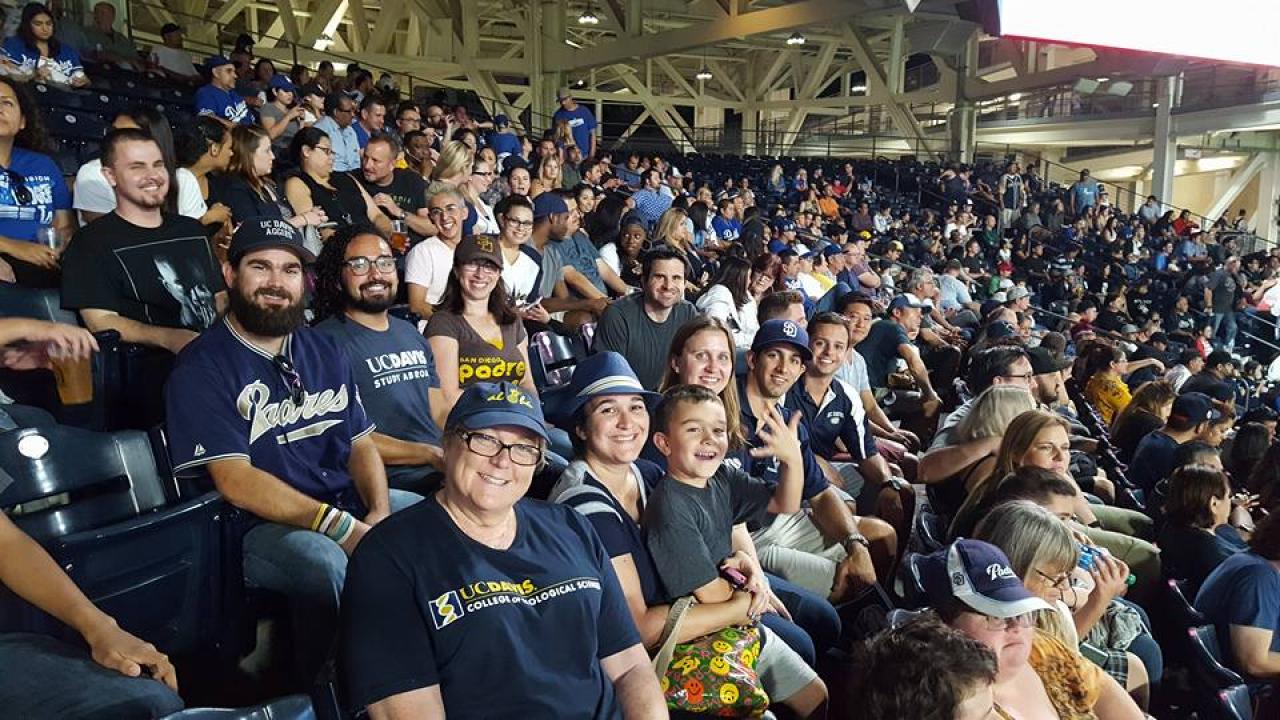 UC Davis San Diego alumni at San Diego Padres game