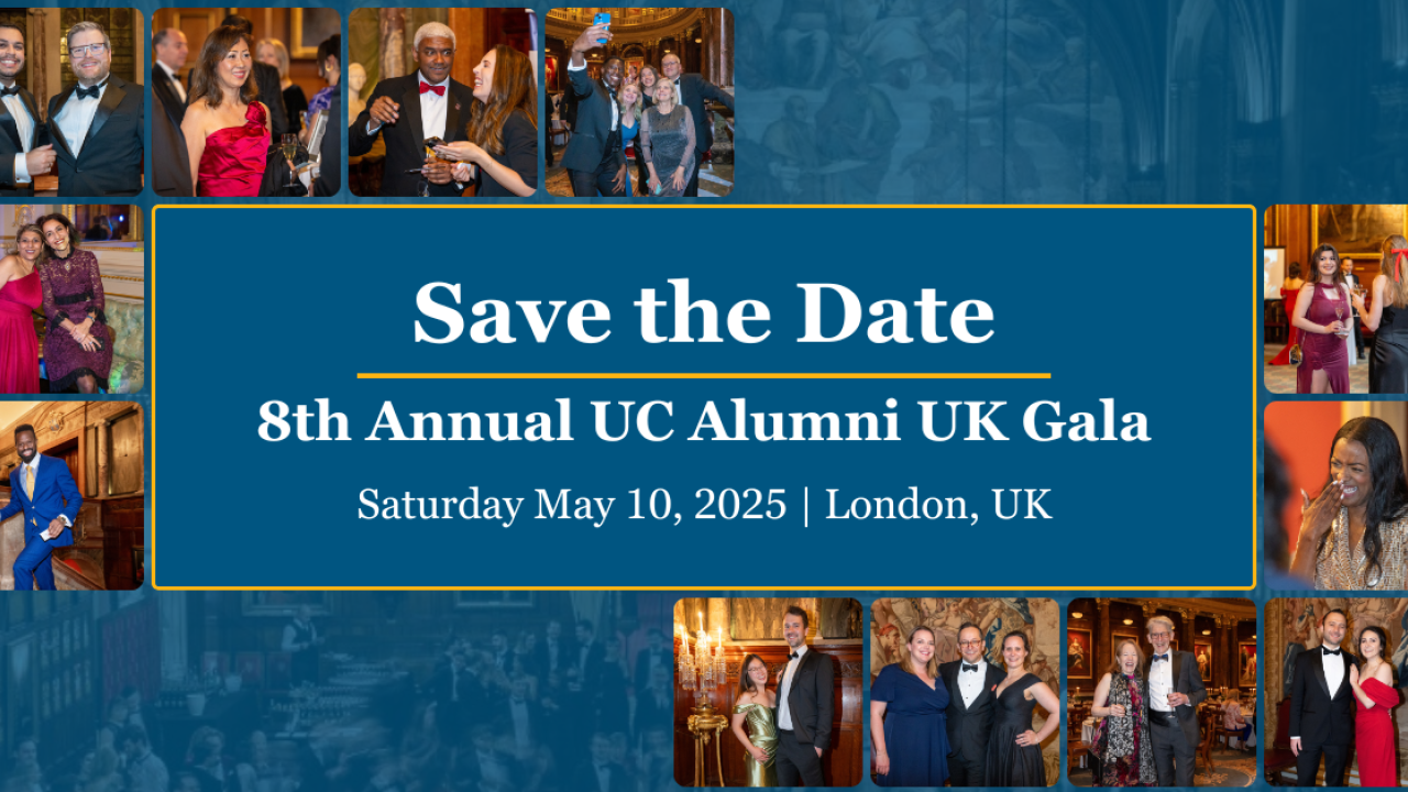 Event Details surrounded by pictures from past galas