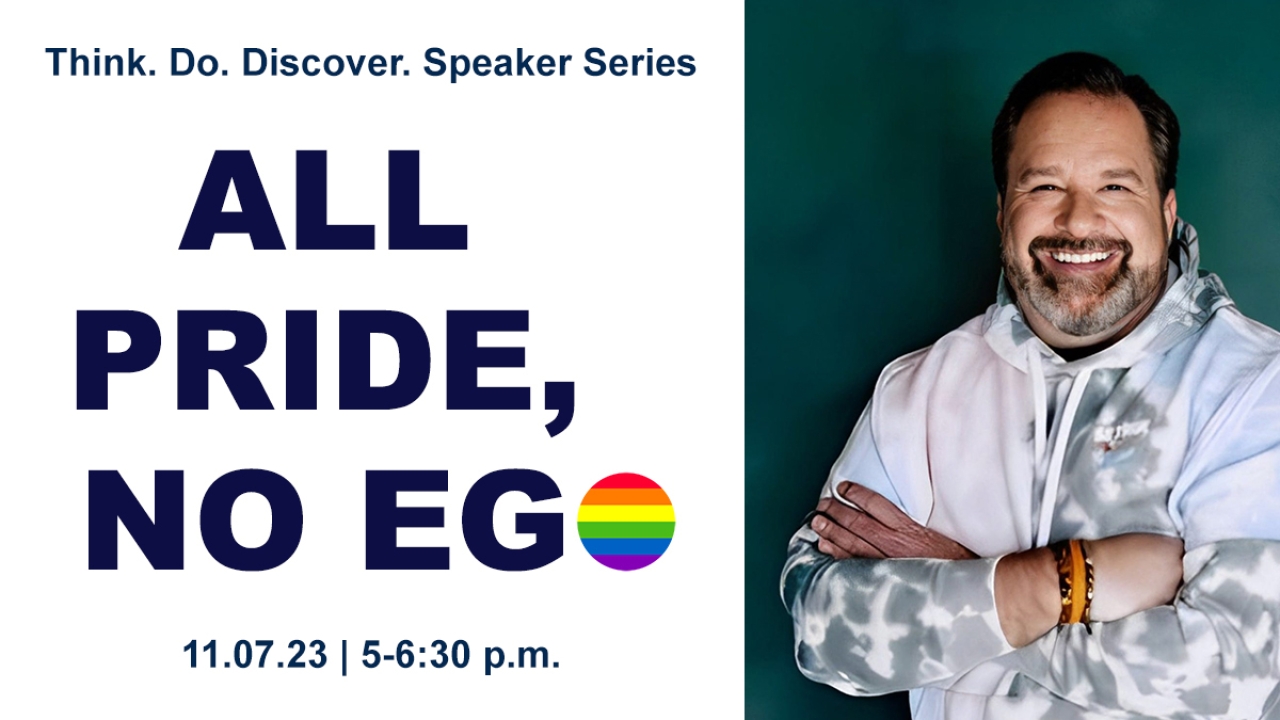 Jim Fielding, All Pride No Ego Event Advertisement for November 7th, 2023.