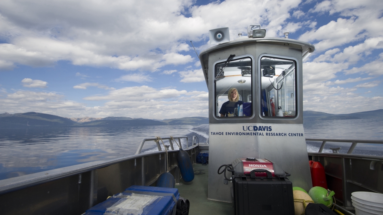 UC Davis Tahoe Environmental Research Center Boat