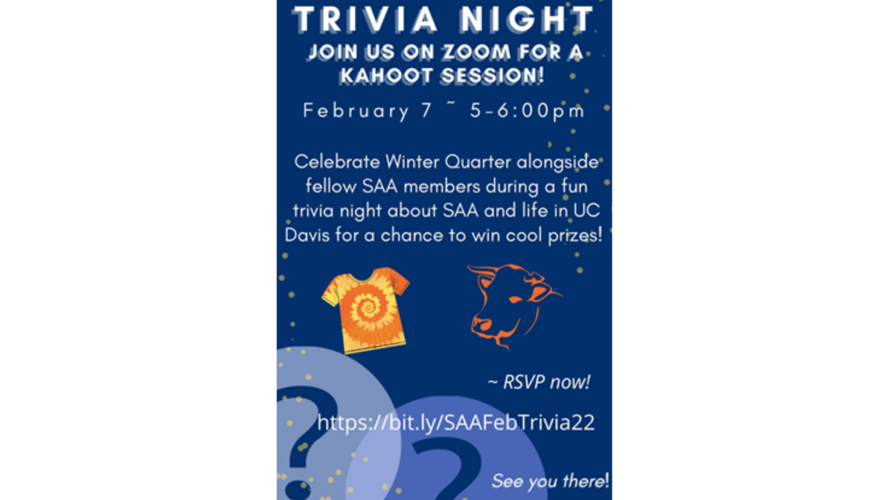 SAA Trivia Night February 2022