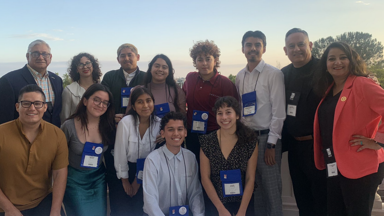 Members of CLAA at an HSI coneference
