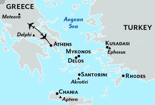 map of Greece