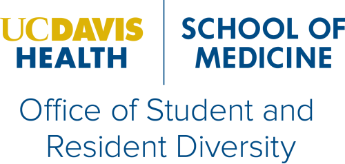 Logo "UC Davis Health School of Medicine Office of Student and Resident Diversity"