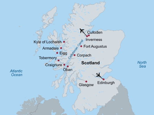 scotland map