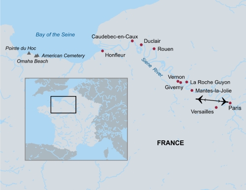 seine river map