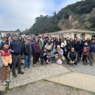Photo of group of hikers at Angel Island
