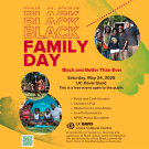 Black Family Day Invitation Event Banner