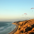 View of the torrey pines coast