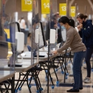 Image of UC DAVIS covid testing center