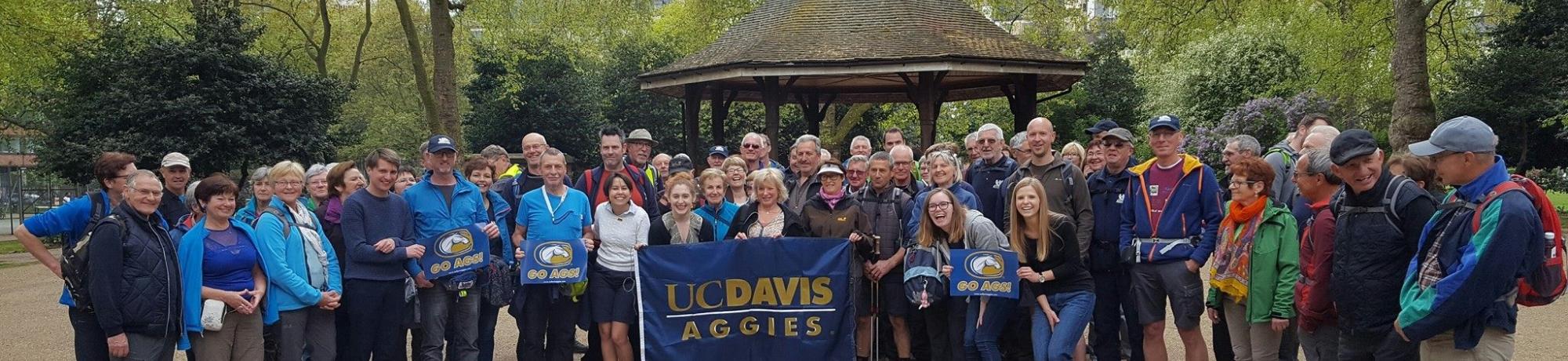 UC Davis Alumni in London at Picnic Day celebration